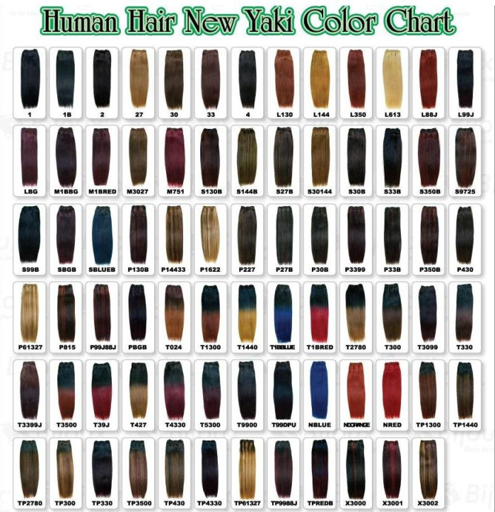 Texture & Color Chart - weave